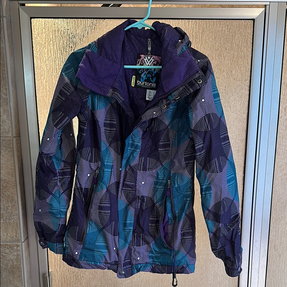 Burton Purple and Blue Geometric Jacket